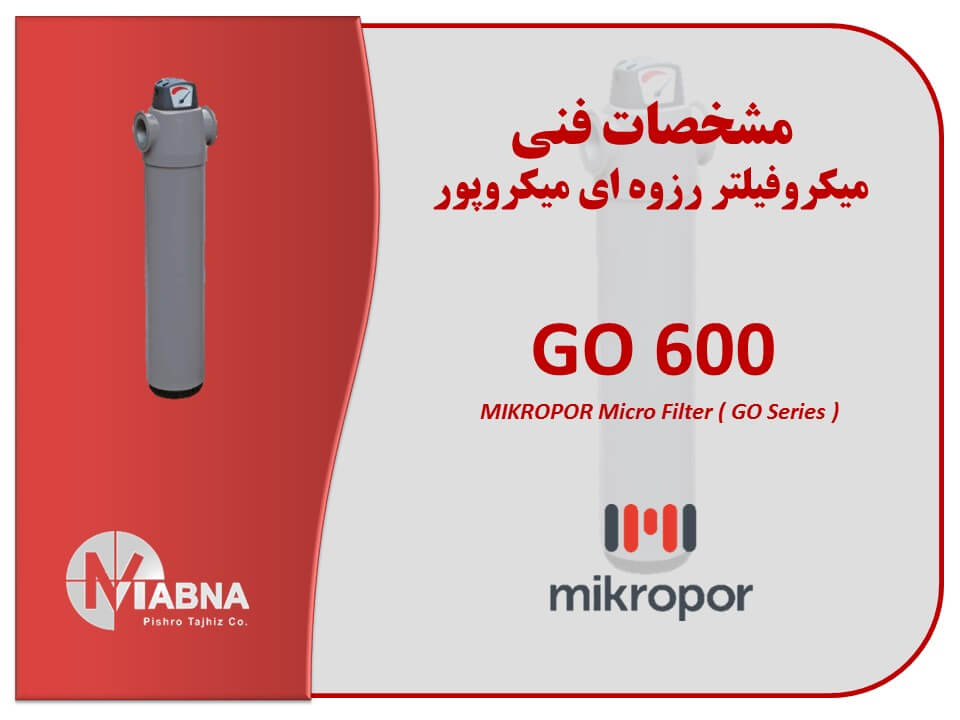 Mikropor Micro Filter GO600