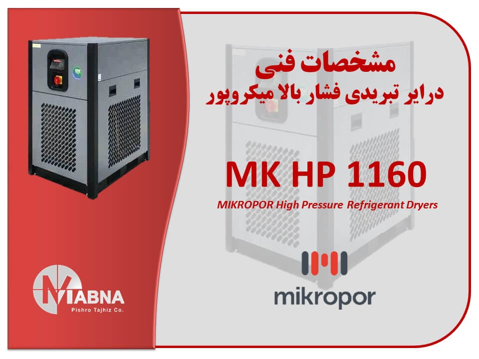 Mikropor High Pressure Refrigerant Dryers MK HP 1160
